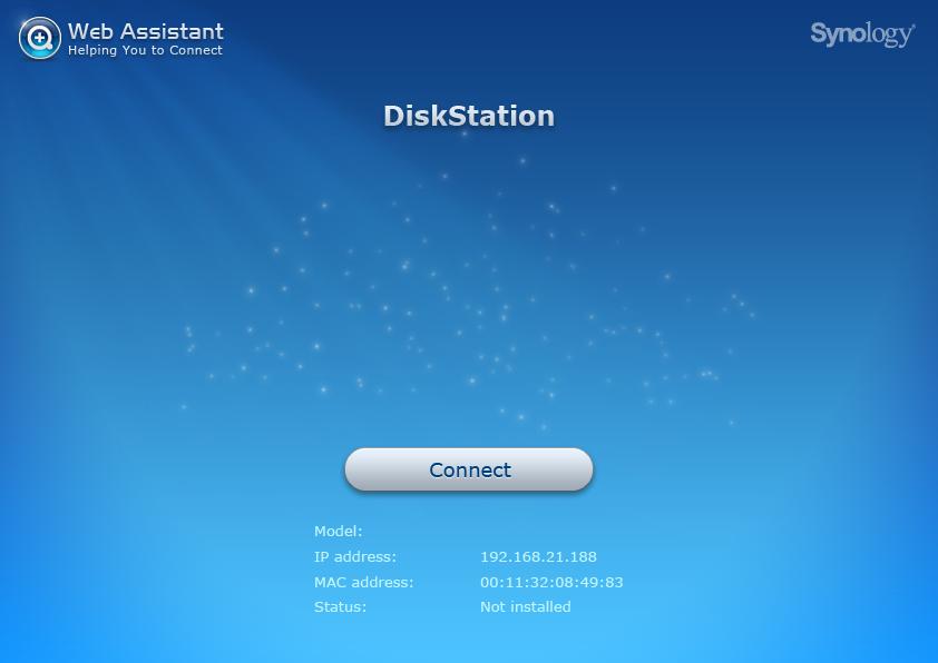 Fejezet DSM telepítése a DiskStation eszközre 3 A hardvertelepítés befejezését követően telepítse a DiskStation Manager (DSM) alkalmazást a Synology böngészőalapú operációs rendszerét a DiskStation