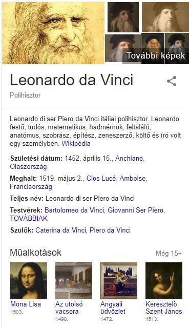 Példa: Google