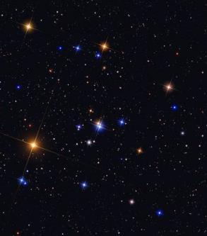 csillagnevek Róma: malacok Adatok: az (egyik) legközelebbi nyílthalmaz: 150 f.é. 400 M össztömeg, párszáz csillag ~625 M.