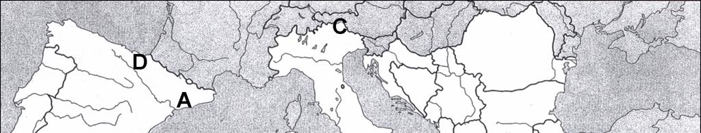 18 M072-501-1-1M C2 EVROPA / EURÓPA 27. Obkrožite črki pred dvema pravilnima trditvama. Karikázza be a két helyes állítás előtti betűt.