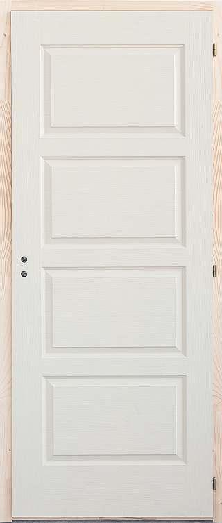 Effes 8 kazettás kazettás Fehér színű, alapmázolt beltéri HDF ajtó, 3