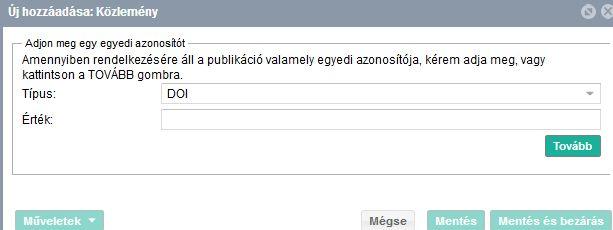 2. Befoglaló kötet Kézi felvitel: a befoglaló