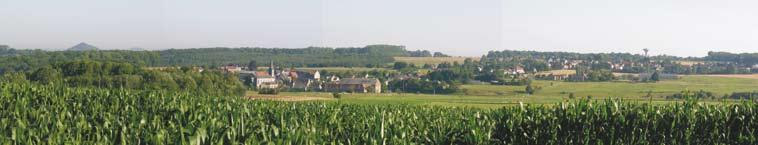 Villers-Poterie (Gerpinnes) : transect Nord-Sud 0 250 500 750 1000m