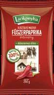 FŰSZERPAPRIKA I. osztályú csemege édes magyar fűszerpaprika-őrlemény : 250 g db/ raklap : 1260 II.