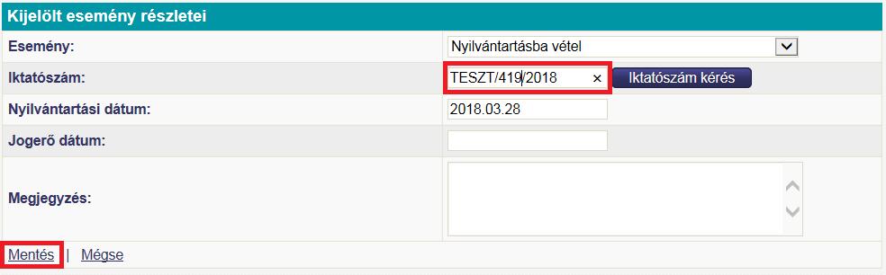 1.2.2 Működési engedély kérelem feldolgozása az IPARKER rendszerben A szakrendszerben rögzítjük az üzemeltető, az üzlet és a hozzá tartozó további adatokat (pl. termék, tulajdonos, szakhatóság stb.