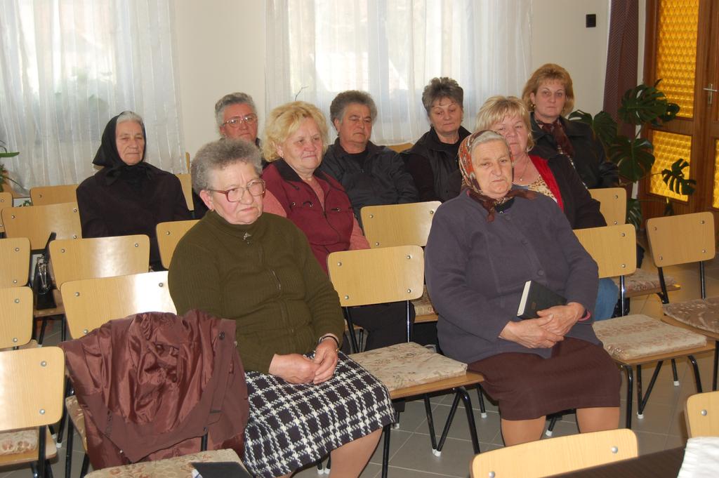 - 2010. március 31-én, szerdán folytatódott a gyászolók bibliaórája gyülekezetünkben.