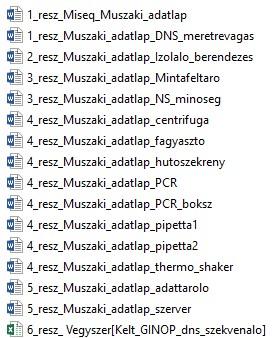 Az egyes részek műszaki leírása azok terjedelmére tekintettel részenként külön-külön mellékletben kerülnek rendelkezésre bocsátásra, a közbeszerzési dokumentumok részeként.