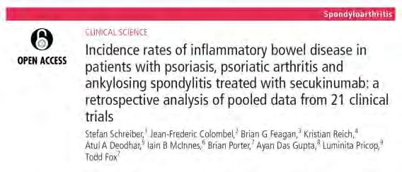 Secukinumab és IBD