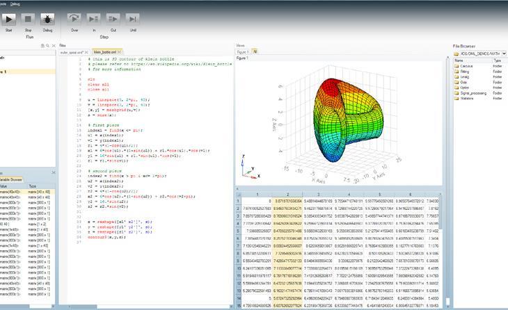 A solidthinking Compose egy magas szintű, matrix alapú numerikus