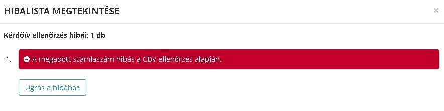 A kitöltés alatt álló űrlap adatait a rendszer nem menti automatikusan. Az elvetést követően visszanavigál az űrlap kitöltő az OHP portálra a korábban kiválasztott önkormányzathoz.