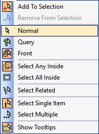9.14 Eredmények lekérdezése a képernyőről (4) [Select] a csomóponti kiválasztás kikapcsolásához válasszuk a [Select] eszköztáron a [Selector