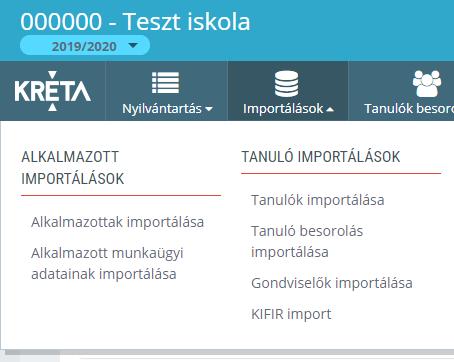 hu/kifir2/eredmeny/ oldalon az intézményi belépés után a "Teljes végeredmény letöltése excelben" lista letöltése. A felvett tanulók adatait az intézmények betöltik a KRÉTA rendszerbe 2019. május 24.