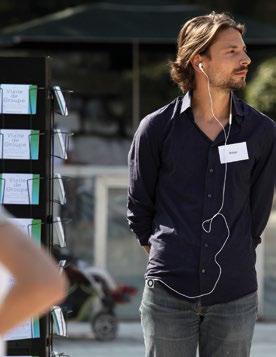 Déambulation audioguidée Visite de groupe LA VASTE ENTREPRISE Samedi 28 septembre 15:00, 17:00 et 19:30 Départ : Vieille Église Saint-Vincent 1 heure À partir de 12 ans Gratuit, sur réservation 40