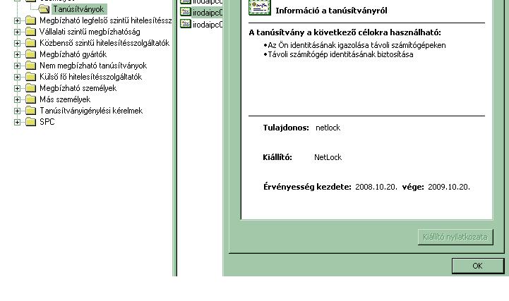 7. A tanúsítvány ablakban váltsunk át a Részletek fülre, keressük meg a sorozatszámot, majd célszerűen másoljuk vágólapra. 8.