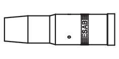 Denomination Notes Ø Length 0458 464 882 Gas nozzle Standard 16 mm 80 mm 0458 465 882 Gas nozzle Conical 14 mm 80 mm 0458 470 882 Gas nozzle Straight 19 mm