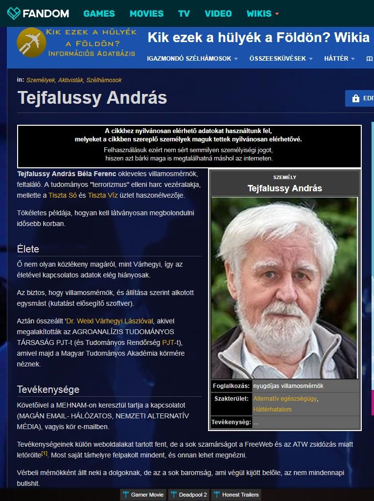 2./1 Kód: Mediafelugyeletnel-feljelentes-a Wikia-sok-ellen Feljelentem a Médiafelügyeletnél a Wikia szerkesztő(i)t, aki(k) egy fényképemet jogtalanul felhasználva, s a tudományos kutatási