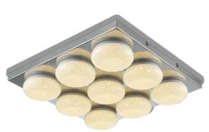 990 (82270233) 6 7 8 9 10 LED FALI LÁMPA PETE, 1x3,5W SMD-LED-del 280 Lumen 3.490 2X3,5W SMD-LED-del, 2x280Lumen 5.