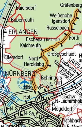 Frankföldre a cseresznyevirág-expresszel Valaha üzemszünet fenyegette, azóta a Gräfenbergbahn a Bajor Szabadállam egyik büszkeségévé lépett elõ.