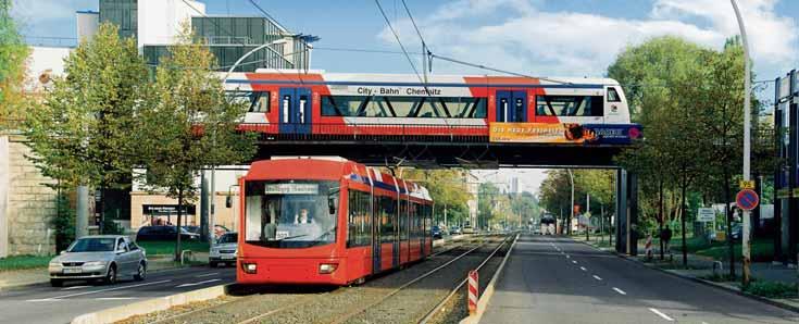 Modell kisebb nagyvárosok számára: Chemnitzben egymáshoz lett hangolva a vasút, villamos és busz A vasútvonal teljesítménye Korábban, ha Stollbergbõl indulva a chemnitzi fõpályaudvart akartuk elérni,