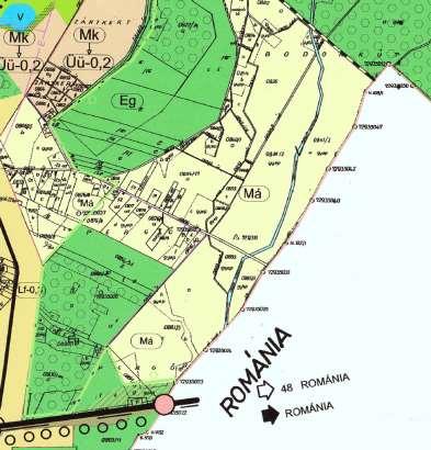 Az érvényes településrendezési eszközök szerint az ökológiai hálózat határa kis mértékben É-i irányban változik (csökken). Mindez csak a pufferzóna területének módosítását jelenti.