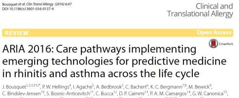 ARIA Allergic Rhinitis and its Impact on Asthma (ARIA)