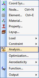8.1 Analízis parancs Model ->