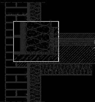 Homlokzati falak belső oldali hőszigetelésének részletei Toldalék darabok Rugalmas csatlakozás padló Kivitelezés kezdete előtt ellenőrizni kell, hogy a