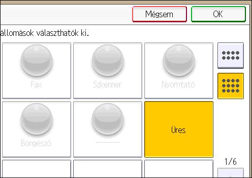 2. Kezdeti lépések 9. Nyomja meg az [OK] gombot. 10. Nyomja meg a [Felhasználói eszközök/számláló] gombot.