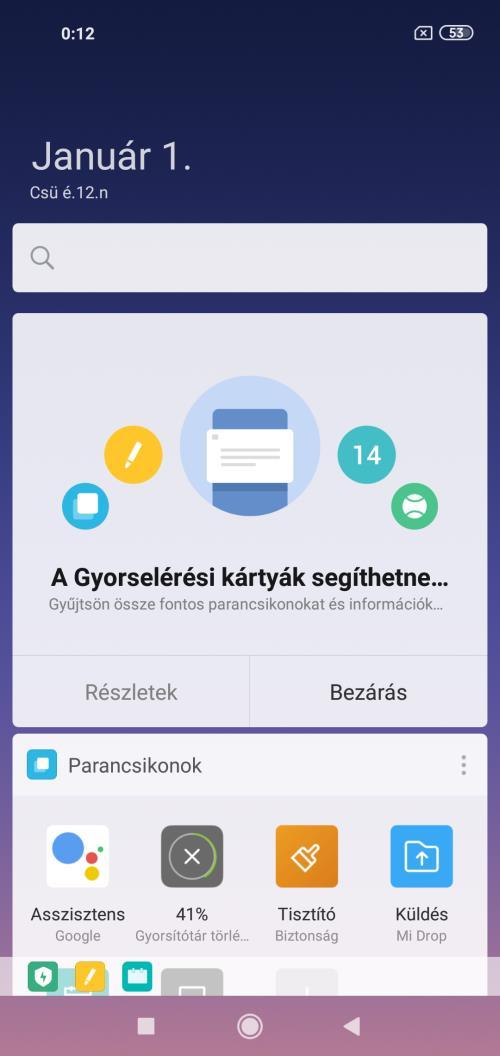 A Főképernyőről jobbra sörpéssel juthat a Gyorselérérési Kártyákhoz 2. Összerakhatja a kedvenc tartalmait és alkalmazásait egy kezdőlapra. Jegyzeteket, naptárbejegyzésekkel egy személyes.