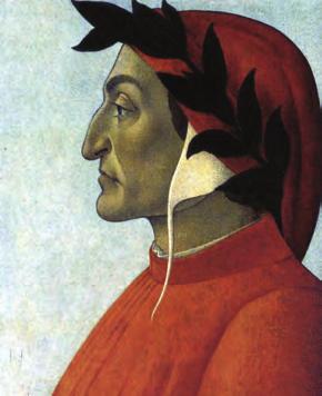 Dante Alighieri Olvasd el! Szgy. 105 108. oldal Ha megkérdezed az olaszokat, ki a legfontosabb költőjük, minden bizonnyal azt válaszolják: Dante. Ma is nagyon népszerű Olaszországban.