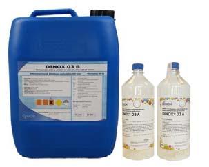 DINOX 03 Klór-dioxidos (aktív oxigénes) ivóvíz-fertőtlenítési technológia MI A DINOX 03? Önállóan és kiegészítő fertőtlenítésként is alkalmazható klórdioxidos (aktív oxigénes) ivóvíz-fertőtlenítőszer.