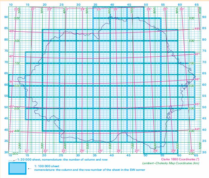 1: 20 000 75 x 50 cm 15 x 10 km 1: 100 000 75 x 50 cm 75 x