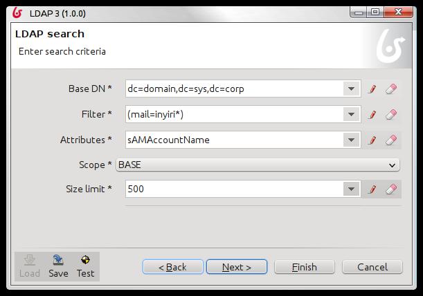 Bonita 6. konnektorok áttekintése és készítése A Bonita LDAP konnektor a címtárak, például az Active Directory elérését teszi lehet vé. A 8.11.