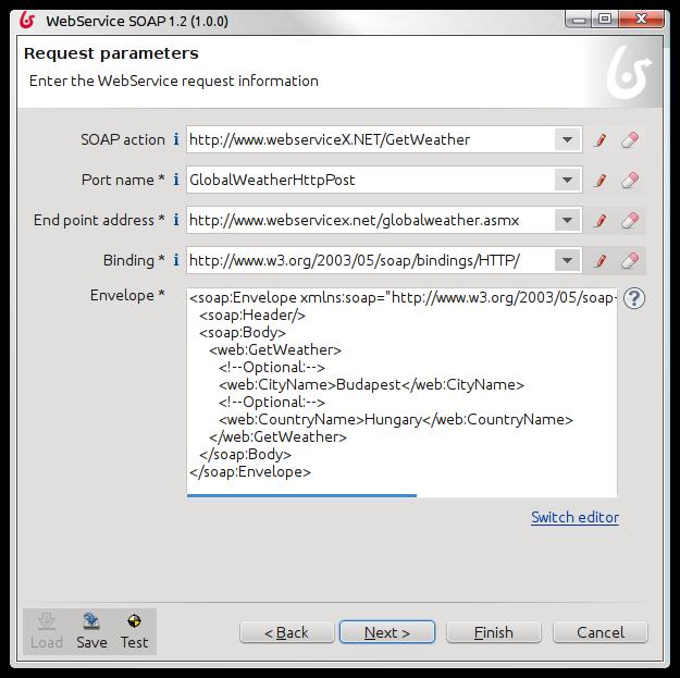 Bonita 6. konnektorok áttekintése és készítése user/password, ezért ezeket nyugodtan hagyjuk üresen és nyomjuk meg a Next gombot, hogy jöjjön a varázsló következ ablaka (8.22. ábra).