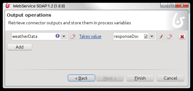 Bonita 6. konnektorok áttekintése és készítése ˆ varos: String. Feladata, hogy paraméterezhet legyen ezzel a webservice. 8.23.