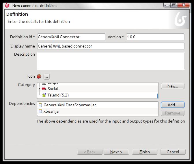 Saját Bonita konnektor készítése 9.1. ábra. A GeneralXMLConnector interface specikációja - 1 9.2. ábra. A GeneralXMLConnector interface specikációja - 2 A 9.3.