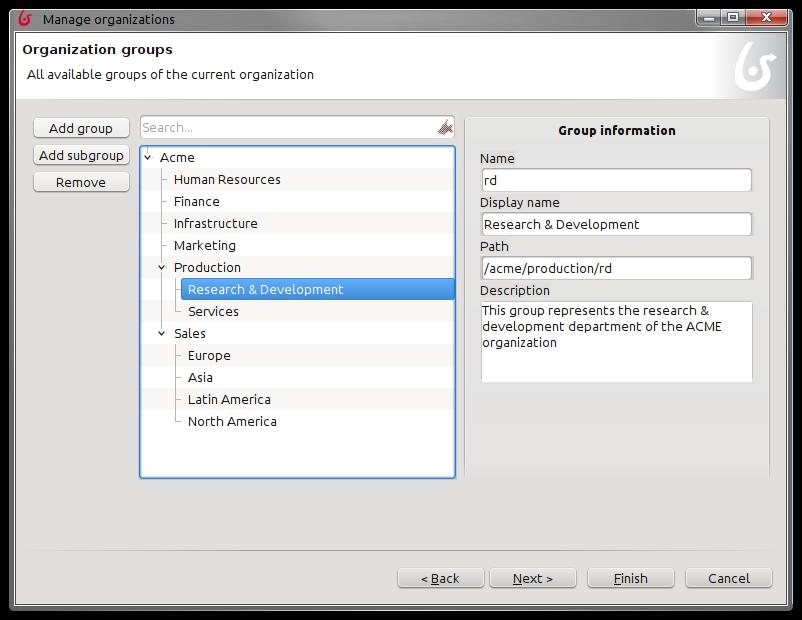 Task és Actor 2.9. ábra. Organization - 1: GROUP Amennyiben ilyen megoldást is használunk, úgy a process-t ACTOR-ait mappingelni kell a USER-ekhez, amik az ORGANISATION-ban találhatóak.