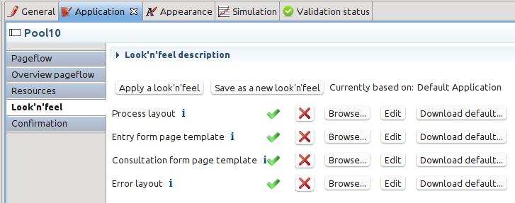 Bonita 6. - Tippek és Trükkök A CSS fájlba felvehetünk új stílus osztályokat is, aminek a nevét a a 14.4. ábrán is látható Custom style helyen adhatjuk meg. A 14.6. ábra az általános alkalmazás kinézetének kongurálási lehet ségeit mutatja.