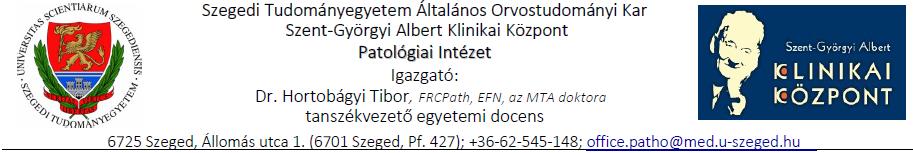 Patológia tételsor (2018/2019) Általános patológia 1. A betegség fogalma. A patológia tárgya. A halál klinikai jelei. Hullajelenségek. 2. Reverzibilis és irreverzibilis sejtkárosodás. 3. Necrosis.