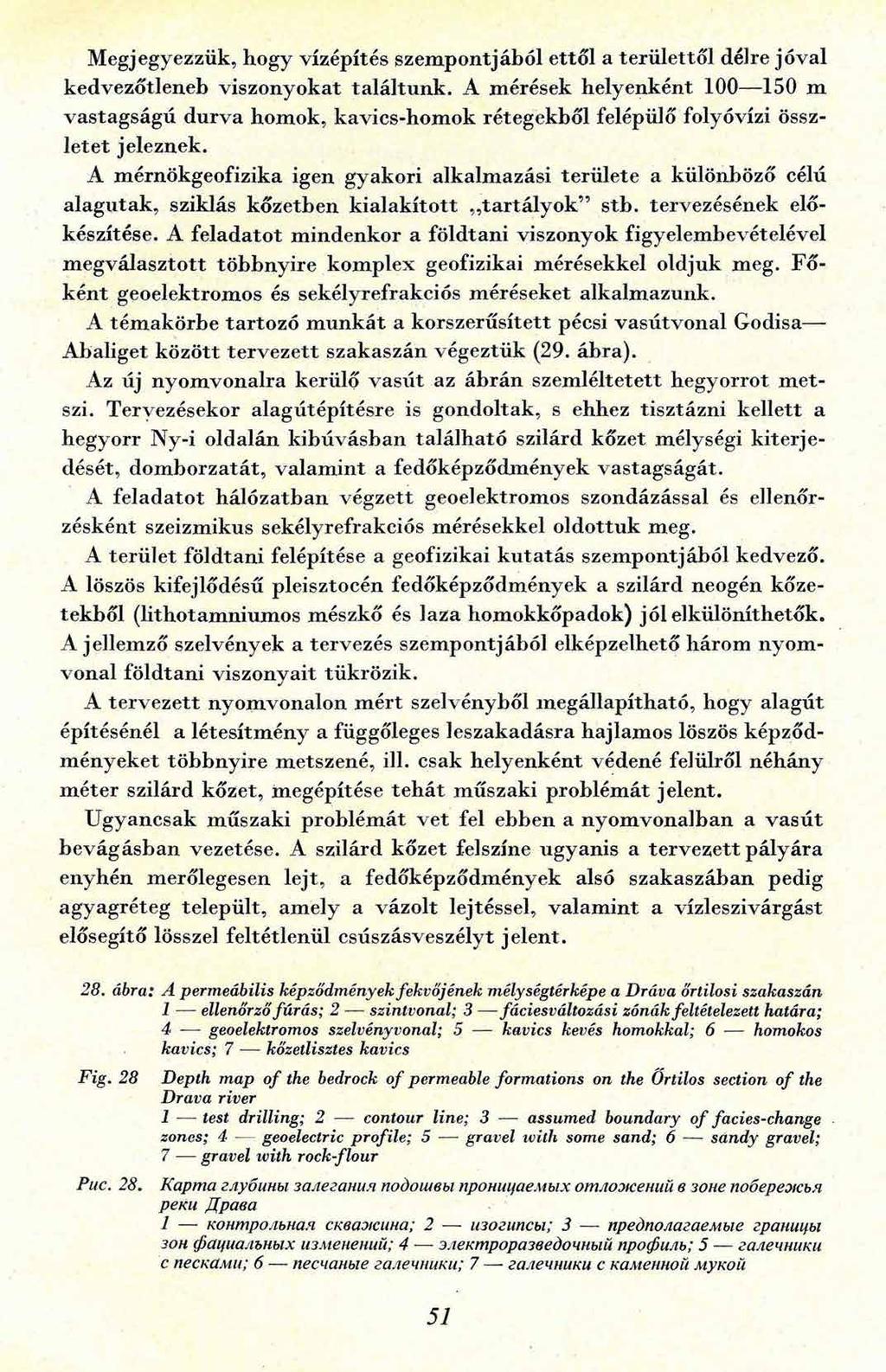 Megjegyezzük, hogy vízépítés szempontjából ettől a területtől délre jóval kedvezőtleneb viszonyokat találtunk.