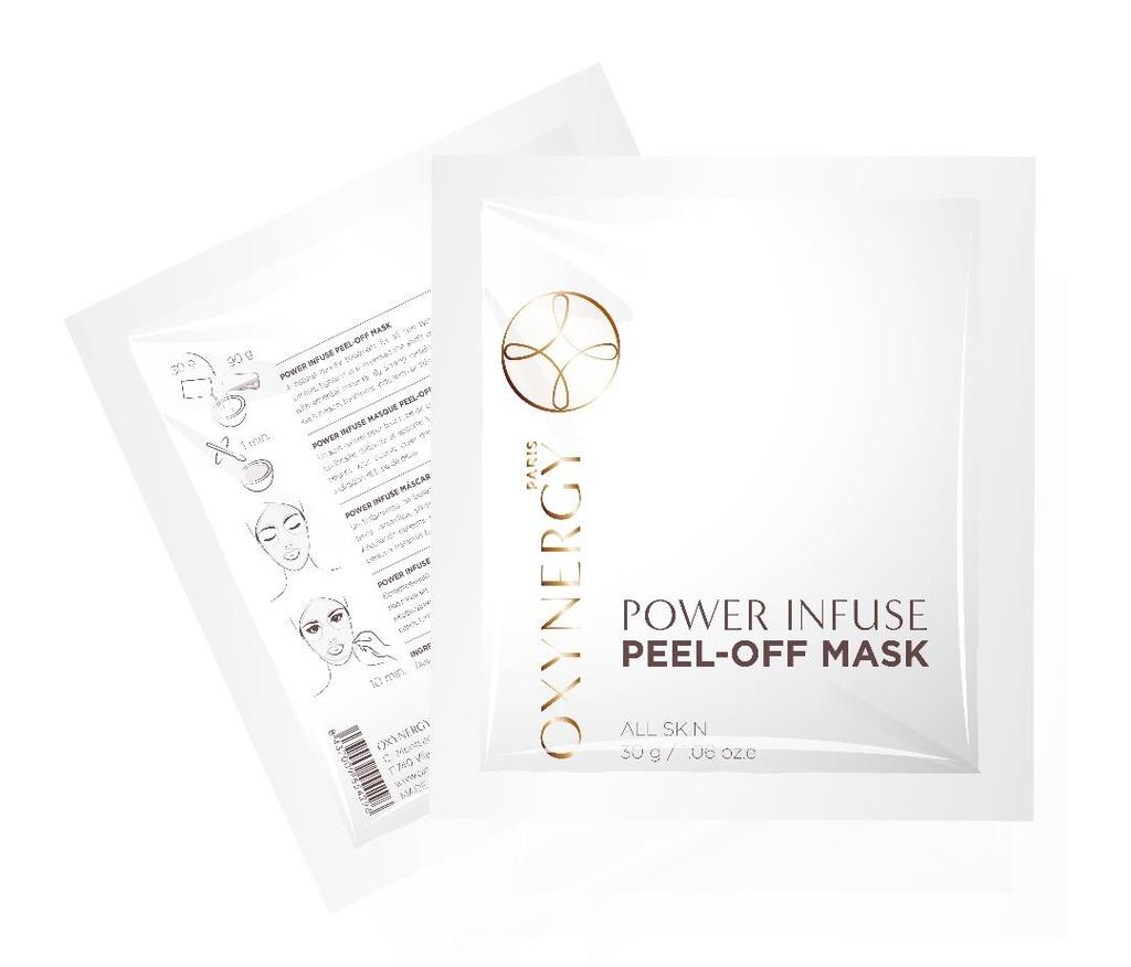 Power Infuse Peel-Off Mask 30 g Alga maszk zsíros, kevert, és normál bőrre.