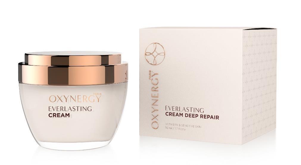 Everlasting Deep Repair Cream 50 ml, 100 ml Öregedés gátló krém az érzékeny, száraz, és érett bőrre, és bőrpír csökkentésére.