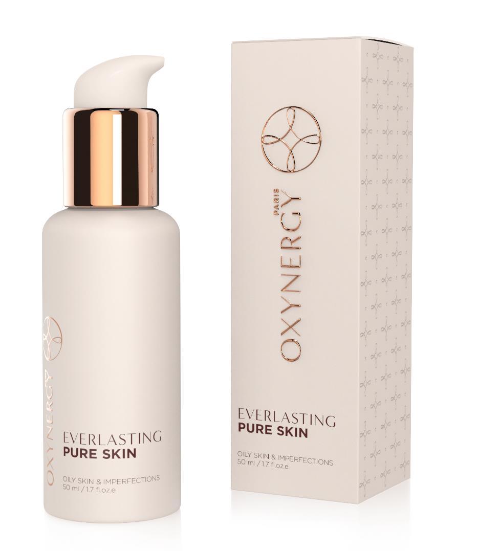 Everlasting Pure Skin 50 ml Könnyű folyékony krém-emulzió zsíros, kombinált, normál, tisztátalan bőrre és rosaceára.