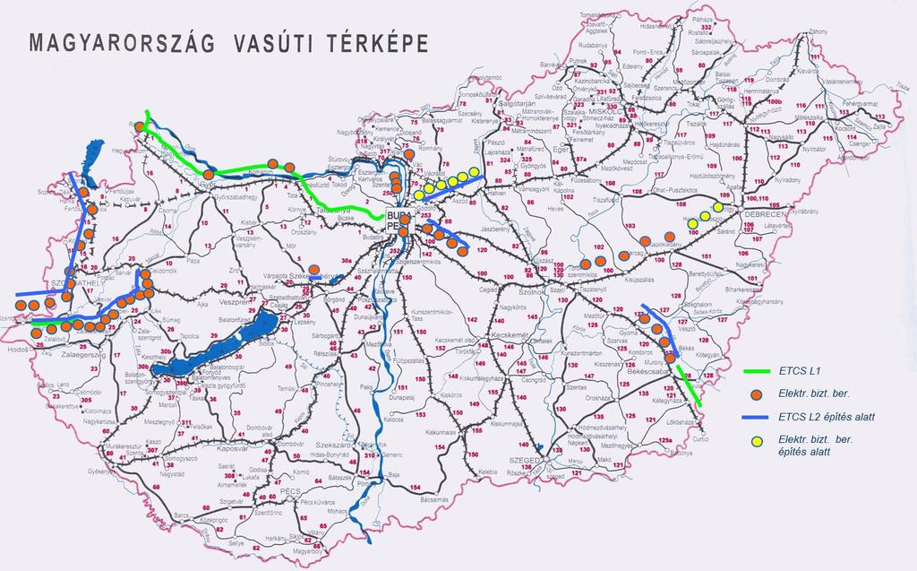 Thales biztosítóberendezés és ETCS projektek a magyar vasúton ETCS helyzete: Határátmeneti demonstrációs futás Őriszentpéter Hodos között Üzemeltetői