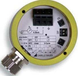 Elektromos csatlakozás A nem-ex változathoz az elektromos vezetékek egy M12 x 1 / 4-pólusú dugaszolható csatlakozón, vagy egy M16 x1.5 kábel töm-szelencén keresztül csatlakoznak.