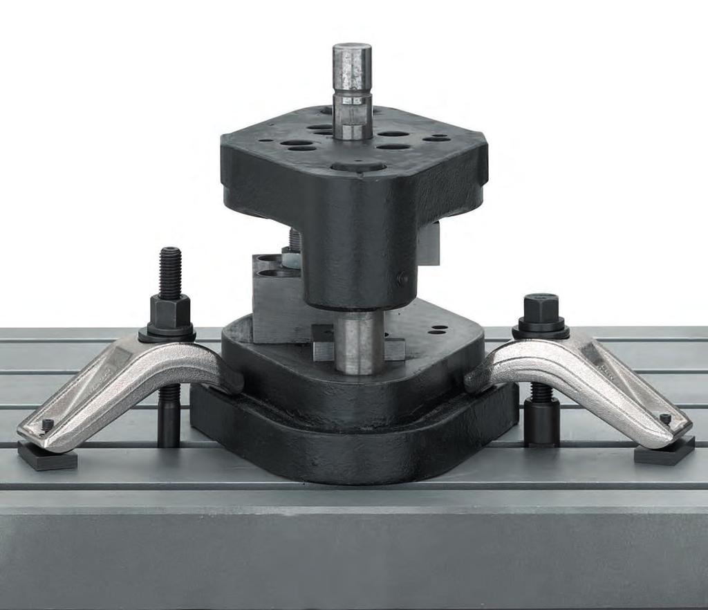 Clamping Frames Flexible clamping solutions S 10/S 33 S 10 and S 20 have a clamping force up to 70 kn. These clamps offer great stepless vertical adjustment.