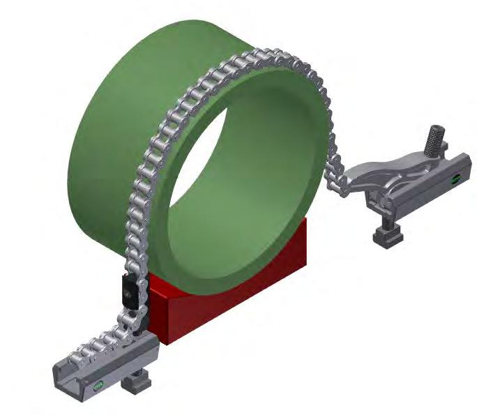 Chain Clamps with adjustable chain holder Clamping Force: Up to 60 kn 199-.