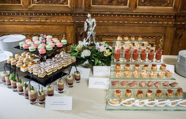 We are delighted to be able to provide the entire culinary