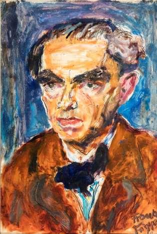 132. Frank Frigyes (Budapest, 1890 Budapest, 1976) Férfi portré