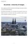 Beszámoló University of Cologne